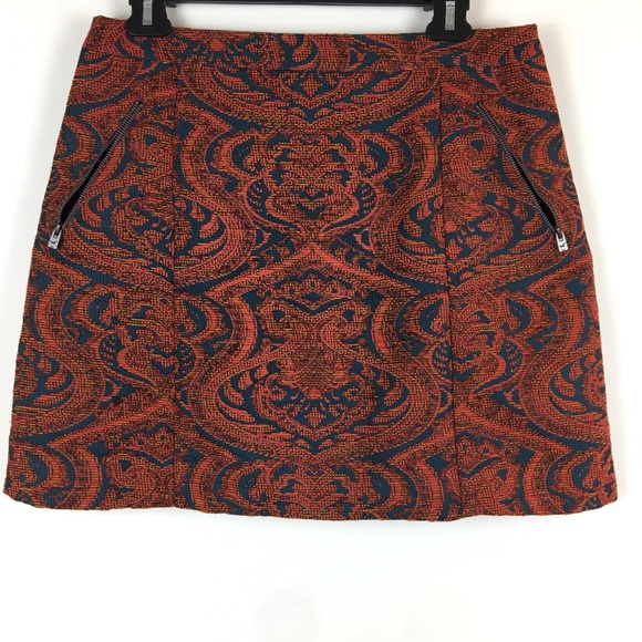 HOLLISTER Mini Skirt Antique Design Size Large - Picture 1 of 6